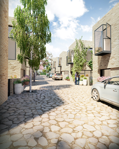 artists impression of Rochester Way